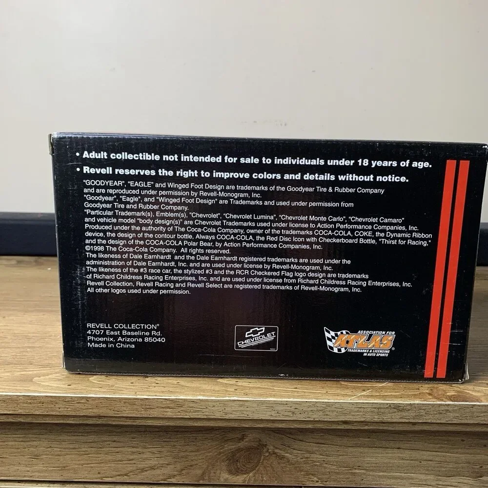 REVELL 1:24 Coca-Cola Dale Earnhardt #3 1998 Chevrolet Monte Carlo NASCAR